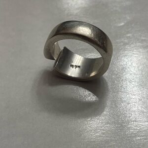 Vintage‎ Sterling Silver Wrap Ring Size 8 Adjustable Marked 925 - 12.45 G